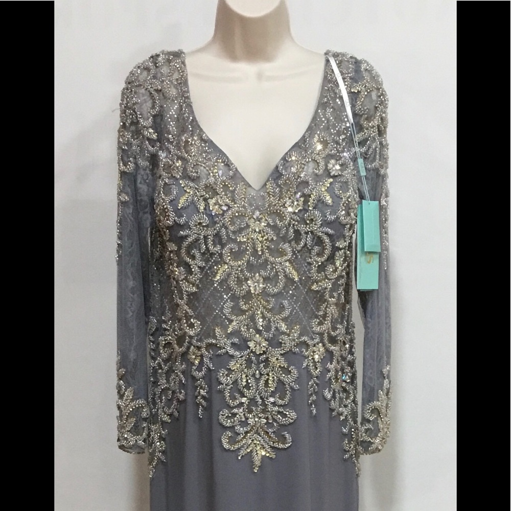 💐SALE💐 Jersey V Neck Mermaid Long Dress - Picture 6 of 6